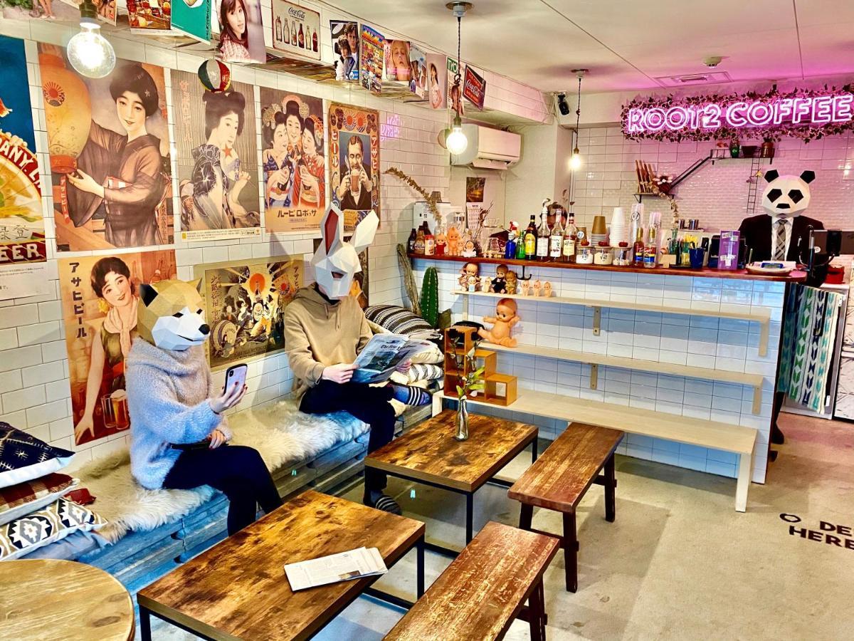 Root2 Coffee & Hostel Kyoto Bagian luar foto